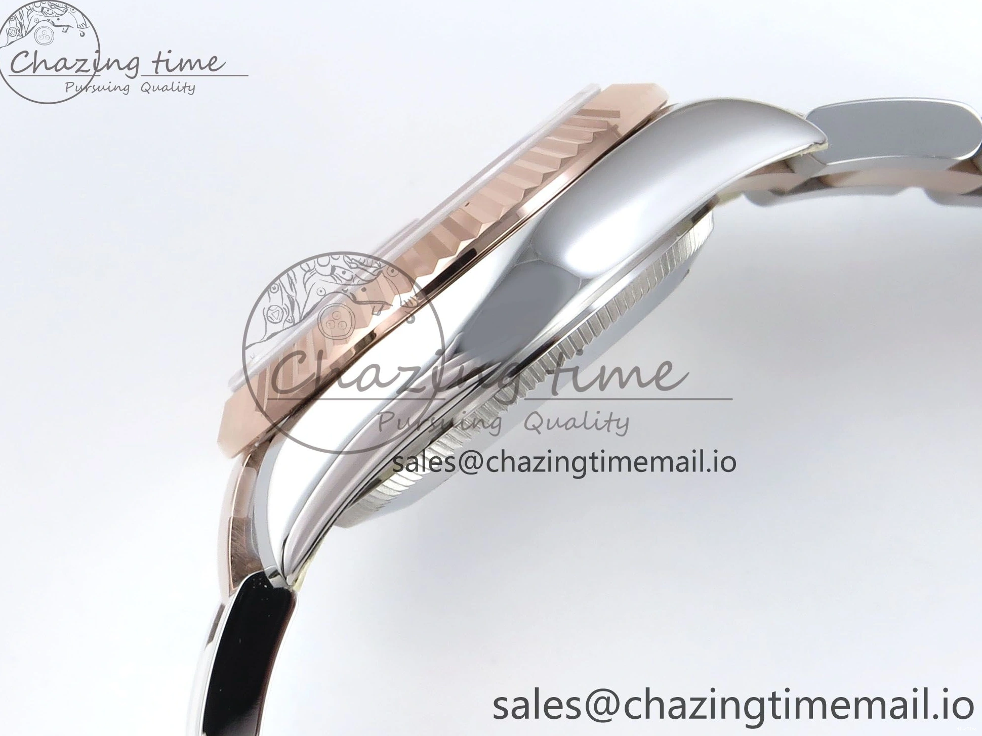 MiroTime 1230 Casual DateJust 31 278271 ARF 1:1 Best Edition 904L Steel White Roman Dial on SS RG Oyster Bracelet ETA 521